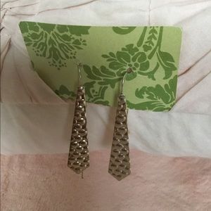 Silver fishhook earrings for sale.